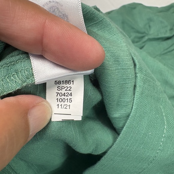 Womens LOFT long sleeve cropped blazer/jacket. Green/Teal. Size Small - Picture 5 of 5